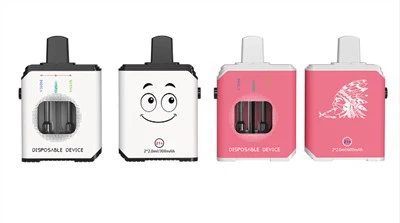 Dois sabores em um dispositivo descartável E Cig