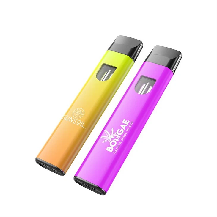 China Supplier Empty 1ml /2ml CBD Vape Pod Pen For Delta 9/THC/HHC/Live Resin/Liquid Diamond/Distillate Extracts, Rechargeable