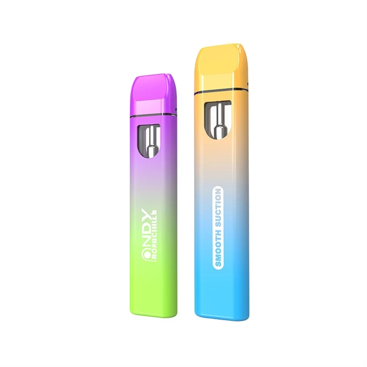 Dual Chamber 1ml +1ml 1000mg Full Gram Empty Diposable Vape Pen Live Resin Thick Oil Raw Concentrates Bar Vapes