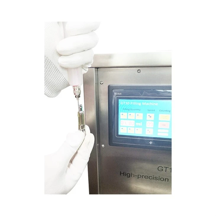 Semi-Auto Cannabis CBD THC HHC DISTILLATE Oil Filling Machine