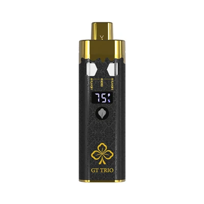 Caneta Vape descartável recarregável de sabor duplo para óleo CBD/THC/resina viva